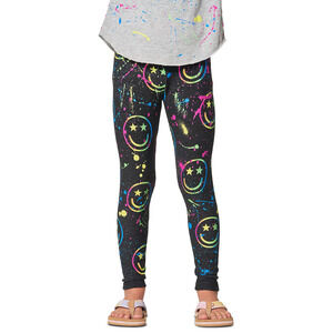 Chaser Girls Printed Leggings Little Kid Black Multi Size 4